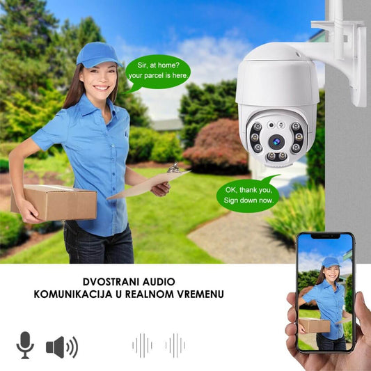 WI FI ROTIRAJUĆA PTZ SIGURNOSNA IP KAMERA (Yoosee aplikacija)