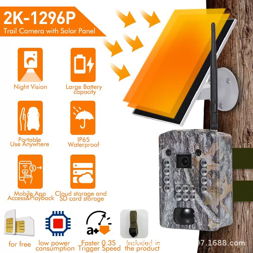SOLARNA LOVAČKA KAMERA NA 4G SIM KARTICU
