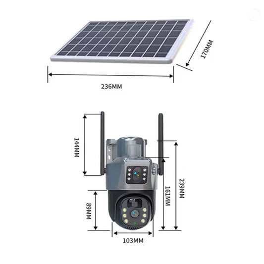 Solarna 4G kamera (2 kamere u jednoj na SIM KARTICU)