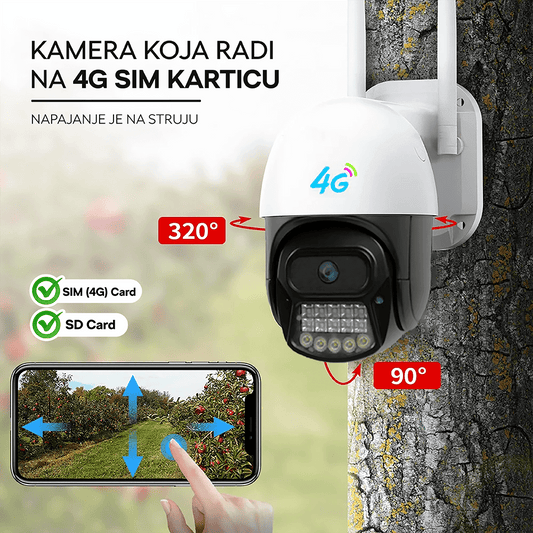 4G SIM PTZ KAMERA