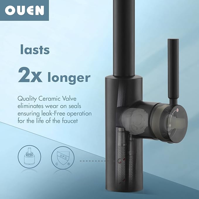 AQUEN USADNA VISOKA ČESMA ZA KUHINJU (TOPLA/HLADNA)