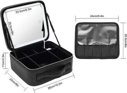 Kofer za šminku sa LED ogledalom