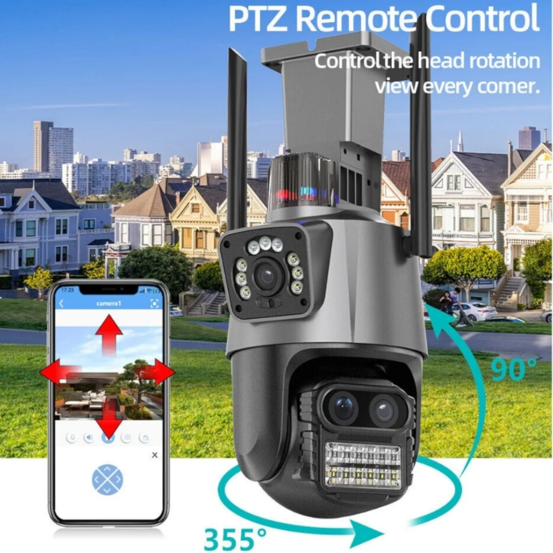 4K 12MP Dvostruka WiFi Kamera